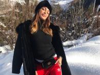 Cristina Buccino cieszy się zimą